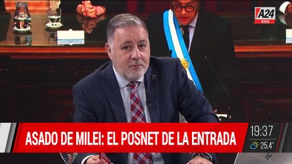 EL DIPUTADO CHUMPITAZ DIO DETALLES DEL ASADO: LAS FOTOS DEL POSNET EN LA ENTRADA