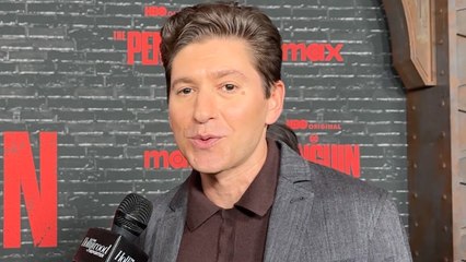Michael Zegen Says He Misses His 'Marvelous Mrs. Maisel' Family at 'The Penguin' Premiere | THR Video