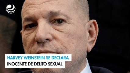 Harvey Weinstein se declara inocente de delito sexual