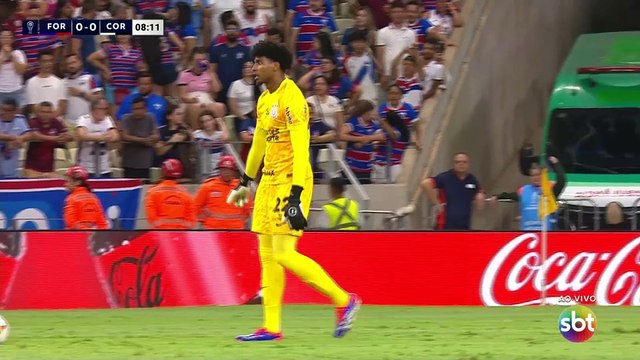 Copa Sul-Américana 2024 Fortaleza x Corinthians (1/4 finais) com Cléber Machado (SBT) 1º tempo