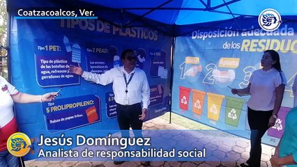 Recibe Quetzalli Coatzacoalcos módulo educativo sobre el plástico