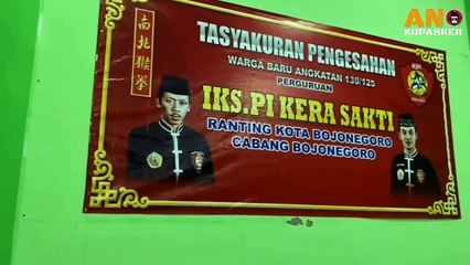 tasyakuran warga dan pendekar 139/125 IKSPI Kera Sakti Ranting Kota Cabang bojonegoro