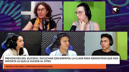 Prevención del suicidio  Escuchar con empatía la clave para demostrar que nos importa lo que le sucede al otro