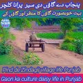 Pind da Purana culture bohat he khoobsurat view Sanjah punjab routine work in village very unique and simple life mud houses in village