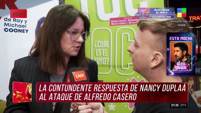 ALFREDO CASERO vs. NANCY DUPLÁA: El actor la mandó a actuar a las villas y ella le respondió.