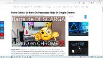 ⚙️ Como PONER la BARRA de DESCARGAS ABAJO en GOOGLE CHROME FÁCIL y RÁPIDO