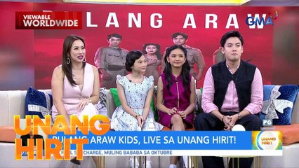 Pulang Araw kids, live sa Unang Hirit | Unang Hirit