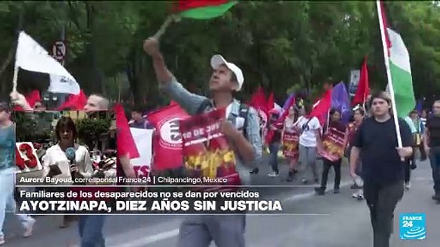 Informe desde Chilpancingo: tras 10 años, exigen justicia por los desaparecidos de Ayotzinapa