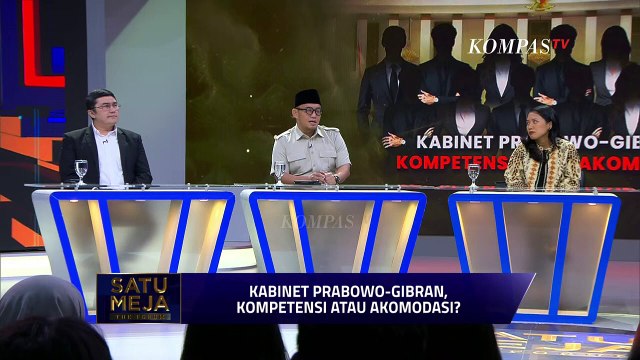 Cerita Dahnil Anzar dan Deddy Sitorus Soal Kabinet Prabowo Hingga Zaken Kabinet | SATU MEJA
