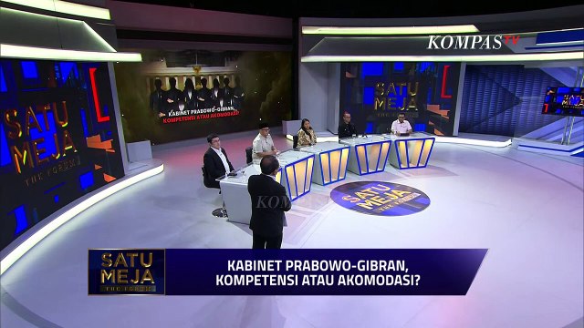 Zaken Kabinet Prabowo, Peneliti CSIS: Ada Kebutuhan yang Besar untuk Pemerintahan Baru | SATU MEJA