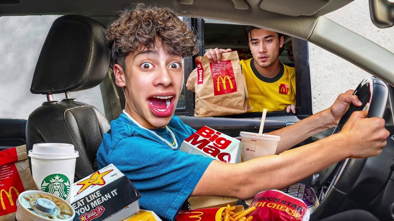 I ATE Every DRIVE THRU in a Day