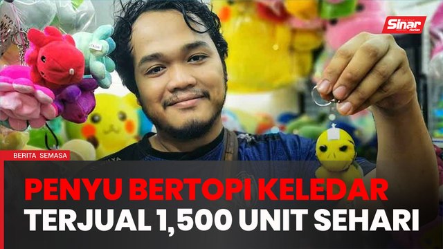 Patung penyu pakai topi keledar laris gara-gara 'demam' RXZ Members