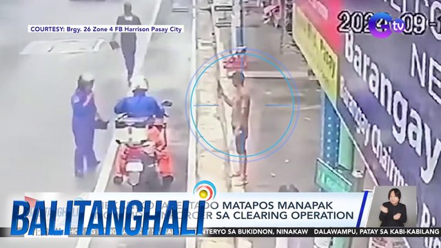 Mekaniko, arestado matapos manapak ng MMDA enforcer sa clearing operation | Balitanghali