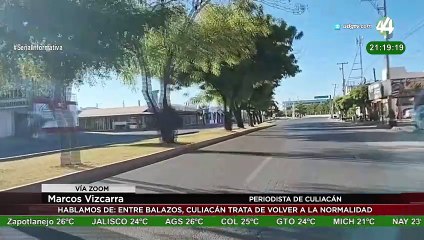 Marcos Vizcarra nos cuenta que ha pasado en Culiacán estos últimos días