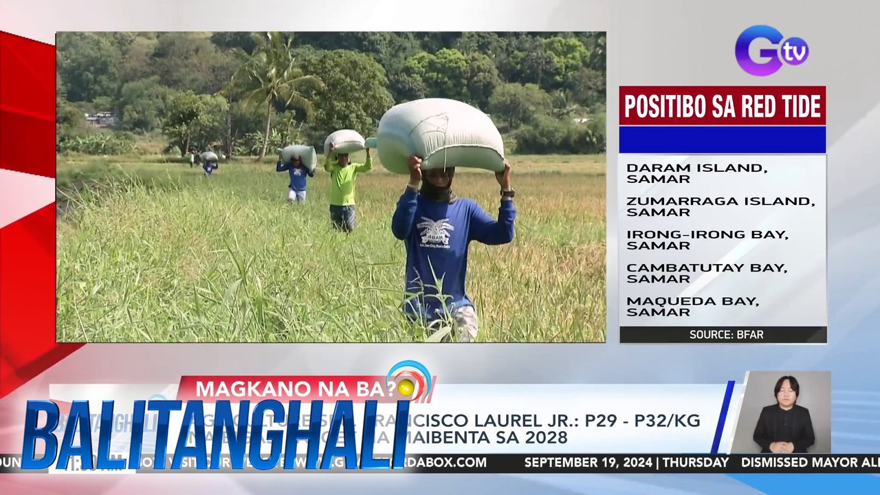 Agriculture Sec. Francisco Laurel Jr. - P29-P32/kg na bigas, target na maibenta sa 2028 | Balitanghali