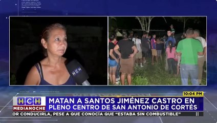 En pleno centro de San Antonio de Cortés le quitan la vida a una persona