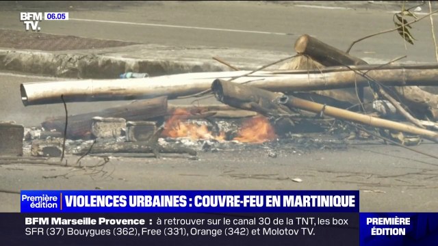 Martinique: un couvre-feu décrété dans certains quartiers de Fort-de-France face aux violences urbaines