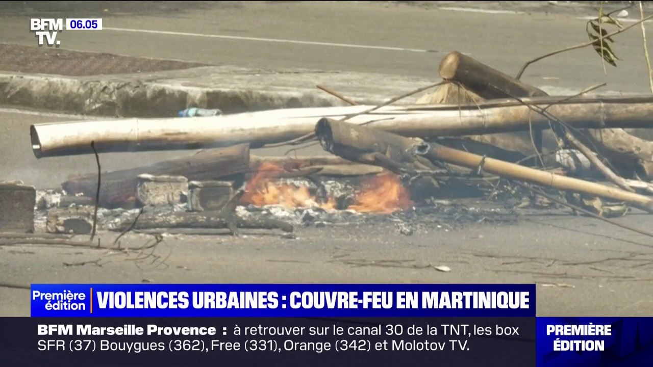 Martinique: un couvre-feu décrété dans certains quartiers de Fort-de-France face aux violences urbaines