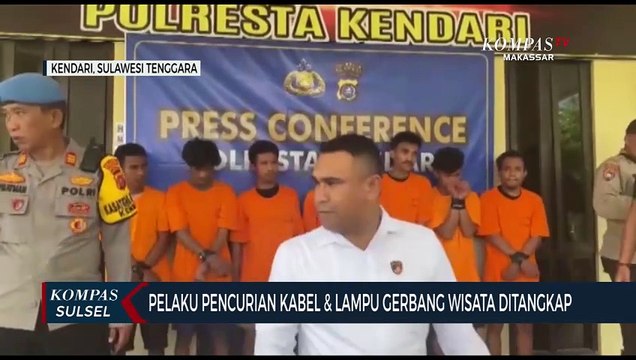 Pelaku Pencurian Kabel & Lampu Gerbang Wisata Ditangkap
