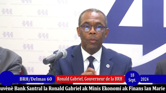 Bâti Ayiti.- BRH ak Ministè Ekonomi prezante sitiyasyon ekonomik ak finansye peyi a. (2 Part)