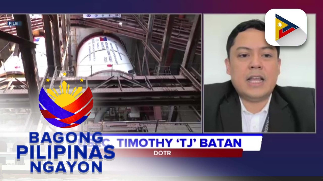 Panayam kay DOTr Usec. Timothy John Batan ukol sa mga proyektong may unprogrammed appropriation