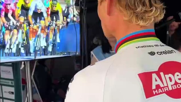 Cyclisme - ŠKODA Tour de Luxembourg 2024 - Andy Schleck le savait... Mathieu van der Poel la 1ère étape, Christophe Laporte 2e