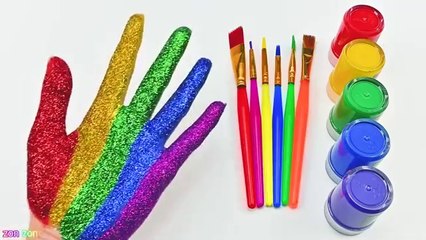 Satisfying hand coloured.shimer and glitter , making slime.hand colours with mat beautiful different colours#*ASMR,,.