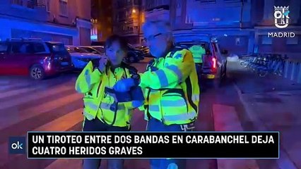 Un tiroteo entre dos bandas en Carabanchel deja cuatro heridos graves