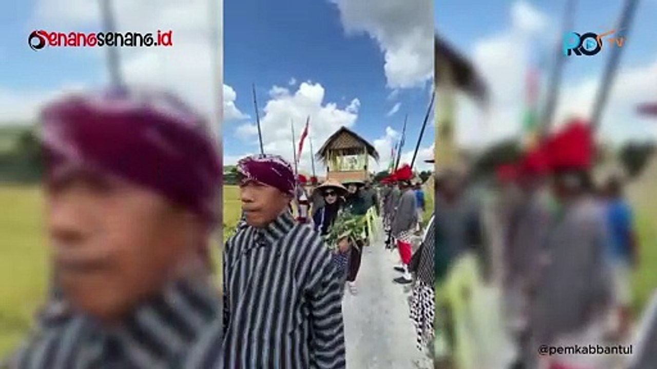 Tradisi Wiwitan di Desa Budaya Bangunjiwo Menarik Minat Wisatawan Mancanegara