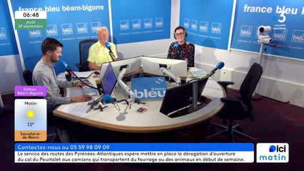 19/09/2024 - Le 6/9 de France Bleu Béarn Bigorre en vidéo