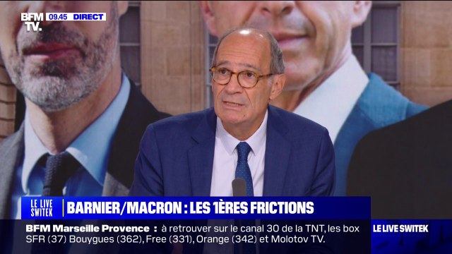 Nouveau gouvernement: Éric Woerth pense que Michel Barnier est l'homme de la situation