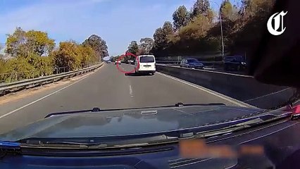 ACT Policing footage of a dangerous driving incident in Acton