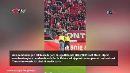 Mees Hilgers Rayakan Kemenangan FC Twente dengan Bendera Merah-Putih