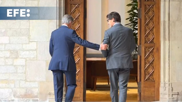 Illa se reúne con el expresidente catalán Artur Mas en la Generalitat