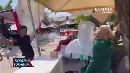 Viral Video Angin Besar Porak Porandakan Tenda Acara