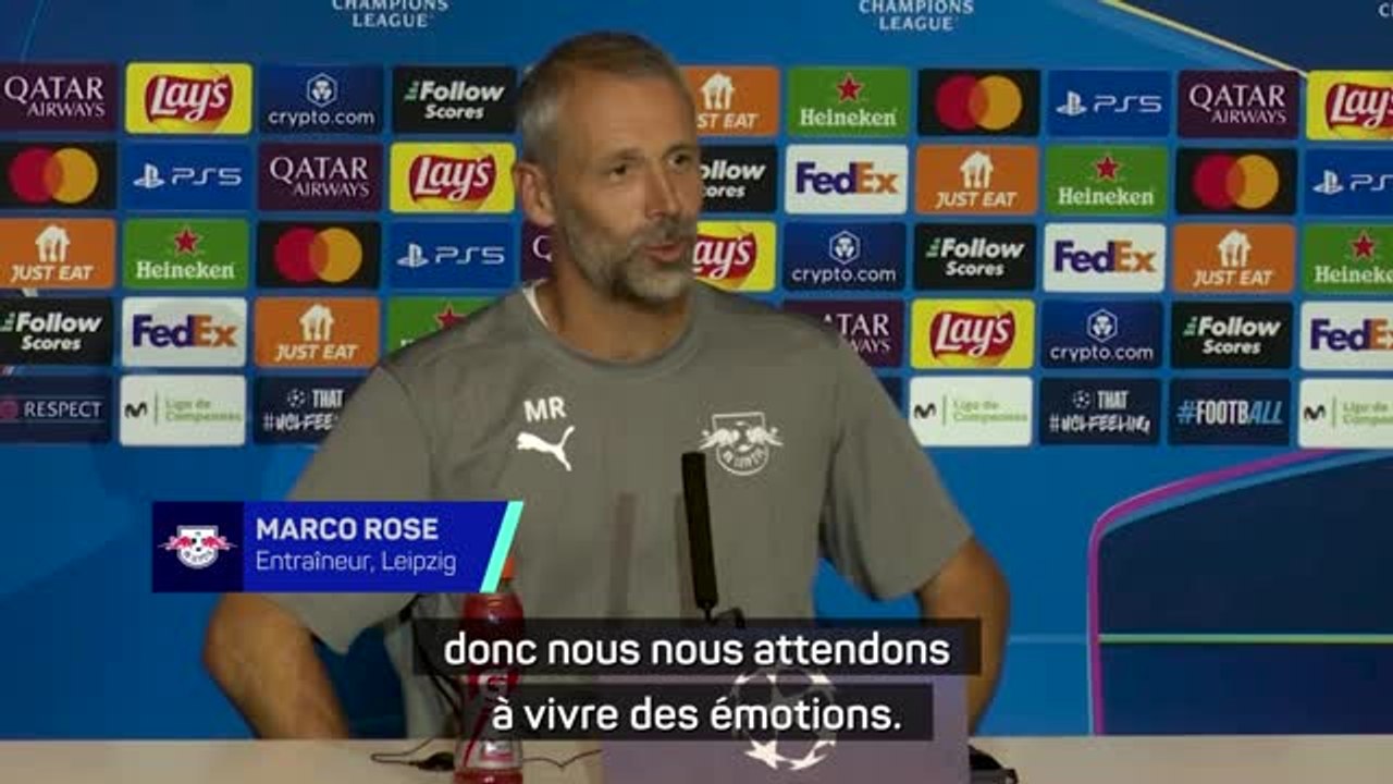 Leipzig - Rose : "Au Wanda Metropolitano, nous nous attendons à vivre des émotions"