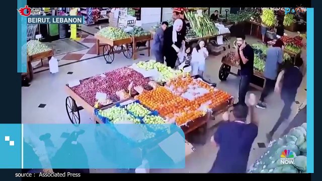CCTV MENANGKAP LEDAKAN BEIRUT SAAT PAGER MELEDAK DI LEBANON