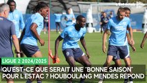 Quel est l'objectif de l'Estac pour cette saison 2024/2025 ? Houboulang Mendes répond