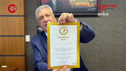 CHP'li Hasan Öztürkmen: Kızılay'ın verdiği altın madalyada altın oranı sıfır çıktı