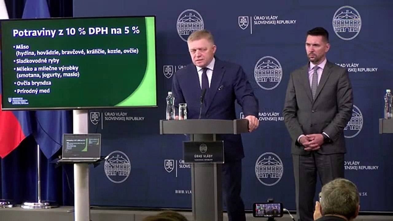 ZÁZNAM: Premiér: Vláda pre DPH na potraviny zorganizuje okrúhly stôl aj s agrosektorom
