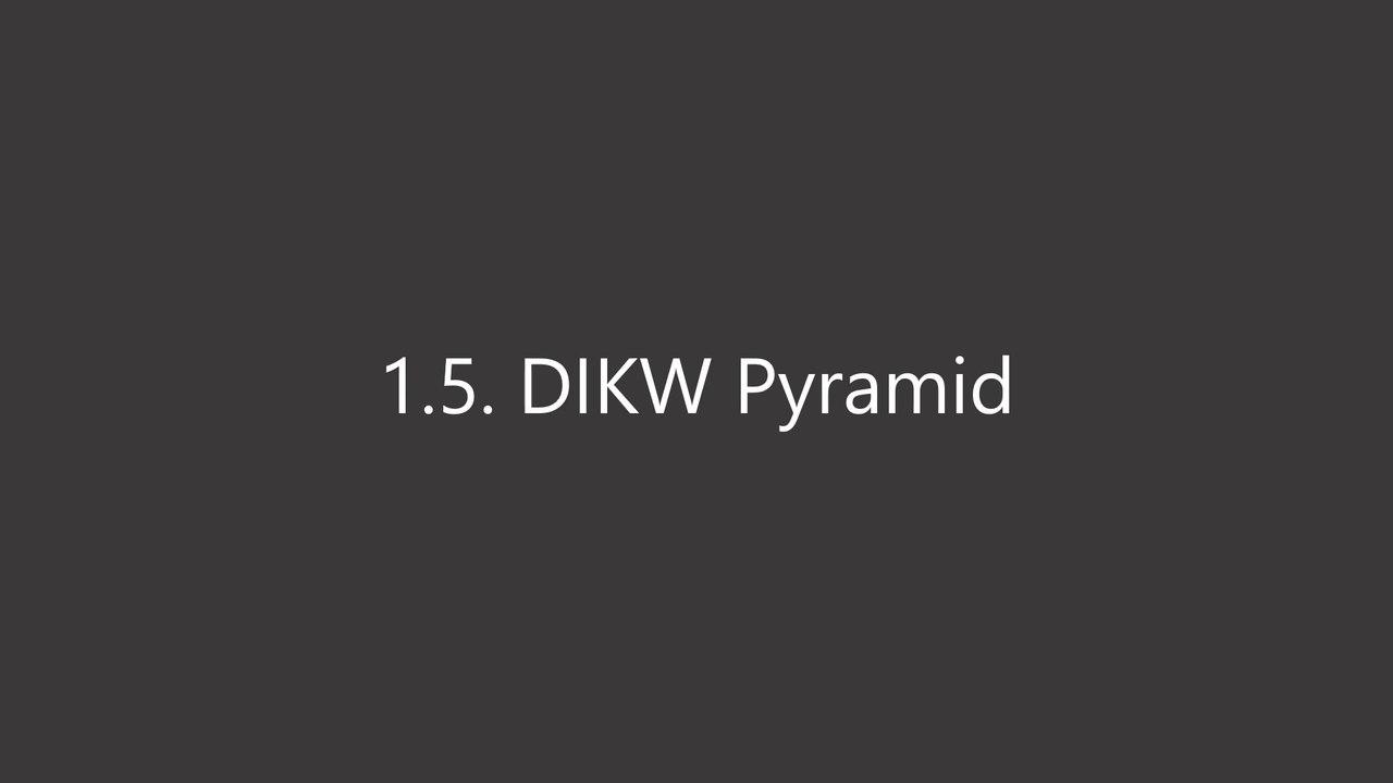 Data Science for Everyone 1-5 DIKW Pyramid