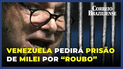 “Roubo agravado”: Venezuela diz que vai pedir prisão de Milei por avião apreendido