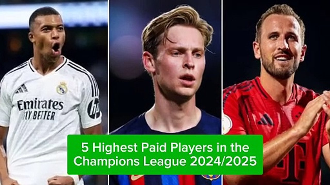5 Highest Paid Players in the Champions League 2024/2025