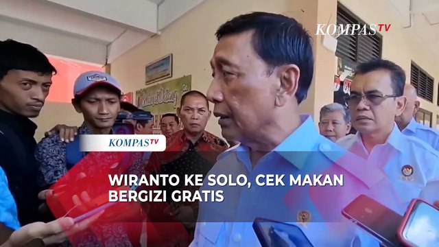 Wiranto ke Solo Memantau Uji Coba Makan Bergizi Gratis