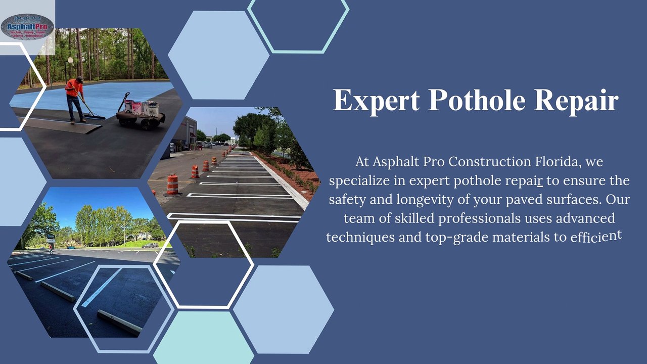Expert Pothole Repair