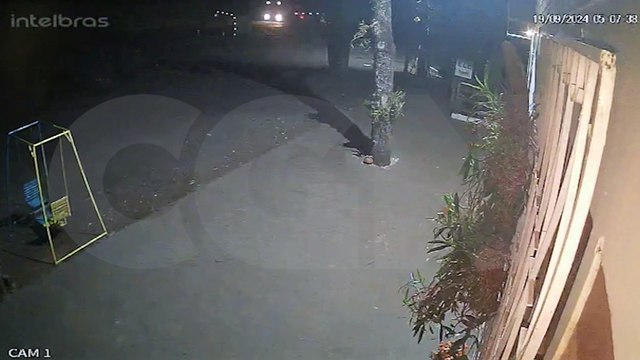 Vídeo mostra colisão que matou motociclista em colisão com caminhão na BR-277