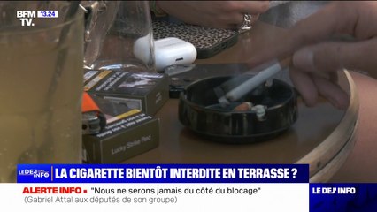 La cigarette pourrait bientôt être interdite en terrasse