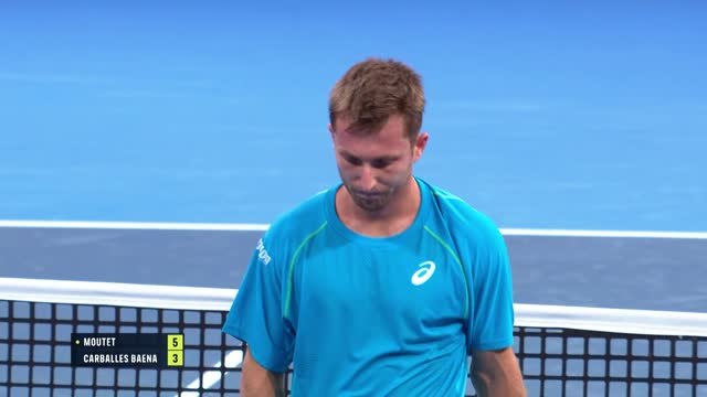 Hangzhou - Malgré un coup de génie, Moutet sort déjà face à Carballes Baena