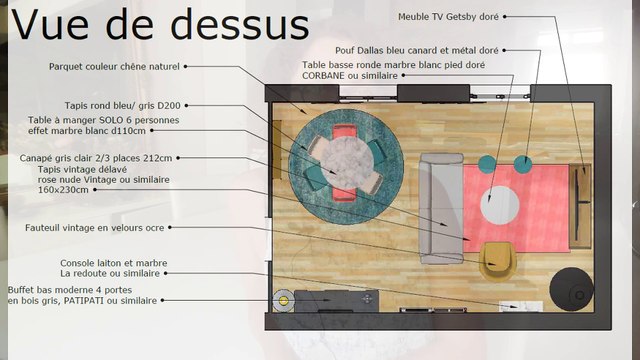 3 projets de salon salle à manger de 20m2 avec une cheminée