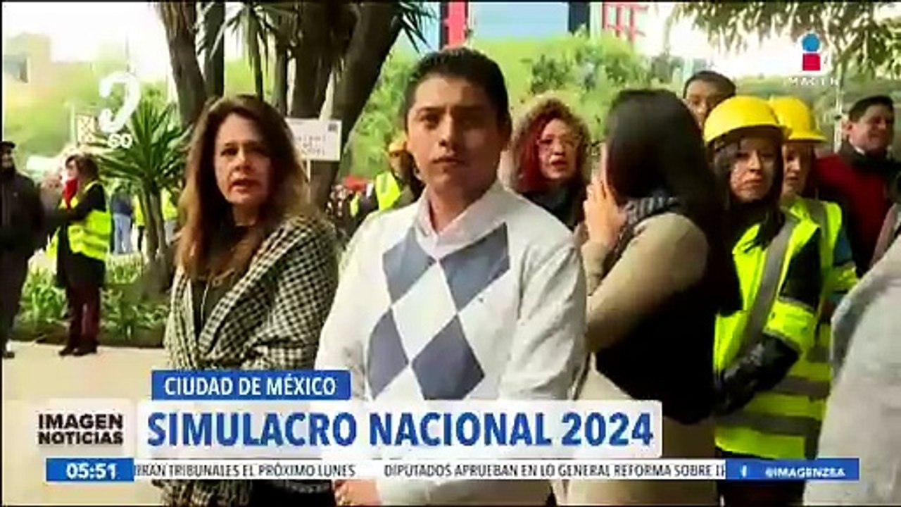 Hoy es el Simulacro Nacional 2024 a las 11 de la mañana